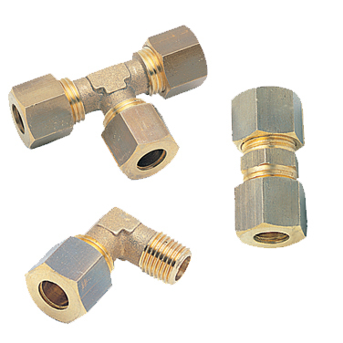 Messing knelfittingen